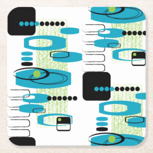 So Angesagt ein Go-Go-Napkins Rechteckiger Pappuntersetzer