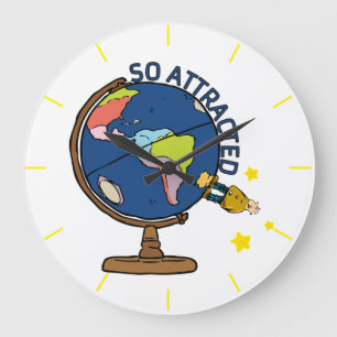 So angezogen große wanduhr