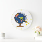 So angezogen große wanduhr (Zuhause)