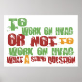 So arbeiten Sie an HVAC Poster (Vorne)