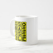 So bald wie möglich kaffeetasse (Vorderseite Links)