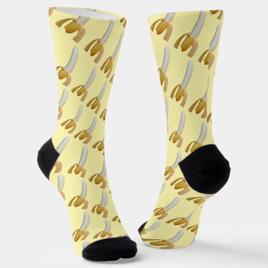 So Bananen Socken (Gewinkelt)