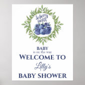 So beersüße Baby Dusche Begrüßungszeichen Poster (Vorne)