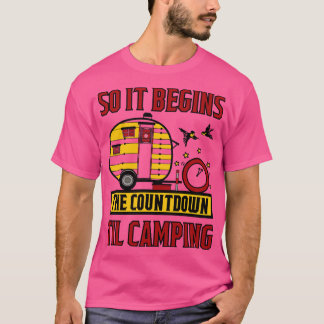 so beginnt der Countdown bis zum Camping T-Shirt