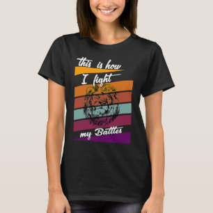 So bekämpfe ich meine Schlacht Vintag Christlich T-Shirt