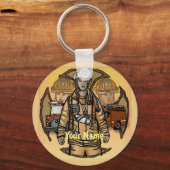 So bereit Kampfflugzeuge Schlüsselanhänger (Vorderseite)