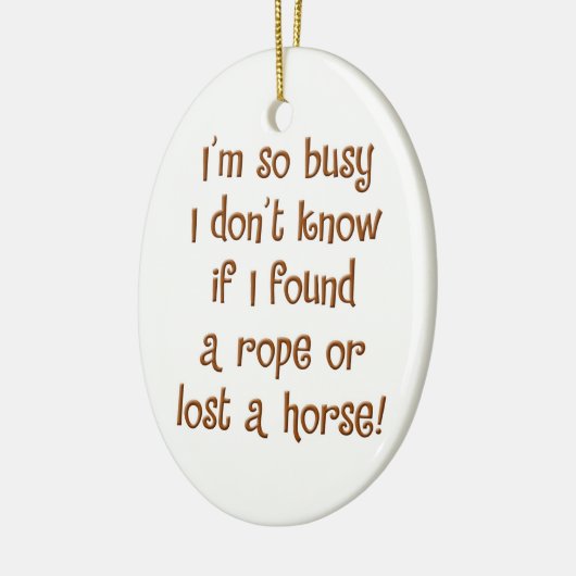 So beschäftigt! keramik ornament (Links)