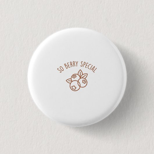 So besondere Beerennadel Button (Vorderseite)