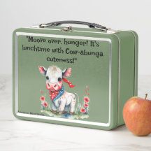 So bewegend niedliche Kuh Lunchbox
