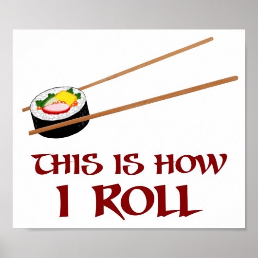 So bin ich Sushi Roll Poster (Vorne)