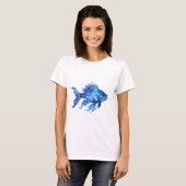 So Blau Fisch T-Shirt (Vorne ganz)