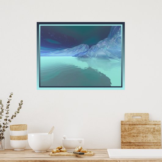 So blau heute poster (Küche)