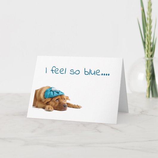 ****SO BLAU**** OHNE ****SIE**** FEIERTAGSKARTE (Vorderseite)