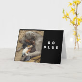 **SO BLAU** OHNE **SIE** KARTE (Gelbe Blume)