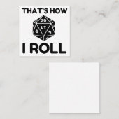 So bringe ich 20 Würfel auf der Seite Quadratische Visitenkarte (Vorne/Hinten)