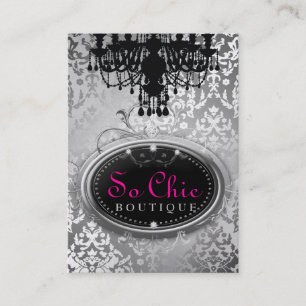 So Butike-Silber des Chic-311 metallisch Visitenkarte