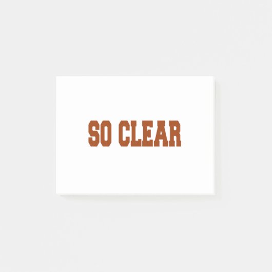 so clear post-it klebezettel (Vorderseite)