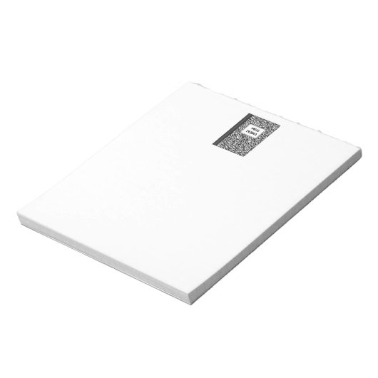 So Composite Personalisiert Teacher Notepad Notizblock (Rotiert)