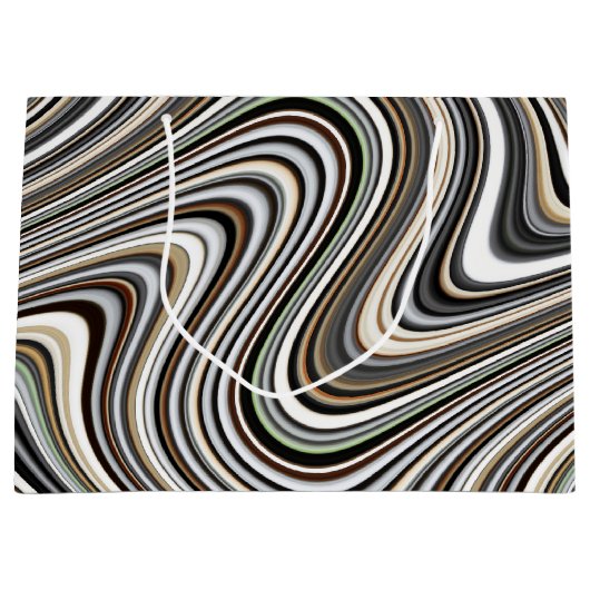 So COOL Chic Trendy Pattern Große Geschenktüte (Vorderseite)