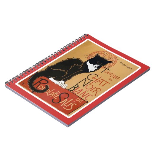 So Cool Le Chat Noir und Blanc Notizblock (Linke Seite)