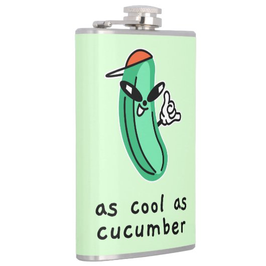 So Cool wie Gurke Flachmann (Rechts)