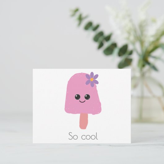 So Coole Icy Pole Postkarte (Stehend Vorderseite)