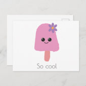 So Coole Icy Pole Postkarte (Vorne/Hinten)