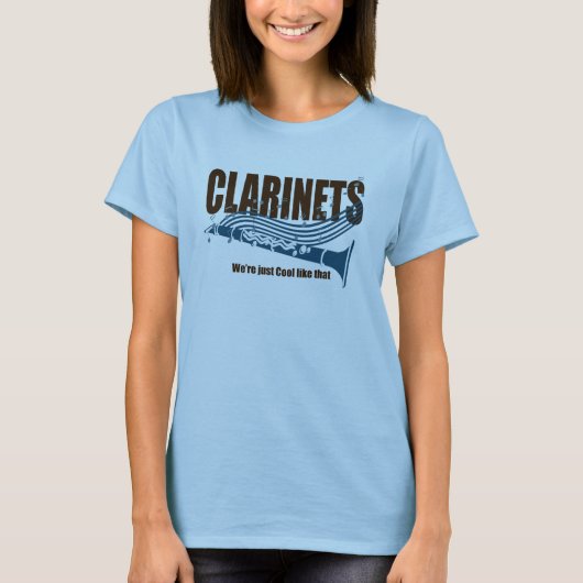 So Coole Klarinette T-Shirt (Vorderseite)