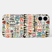 so coole Typografie Case-Mate iPhone Hülle (Rückseite (Horizontal))