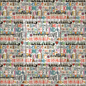 so coole Typografie Stoff (Kachel)