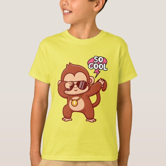 so cooler Affe T - Shirt (Vorderseite)