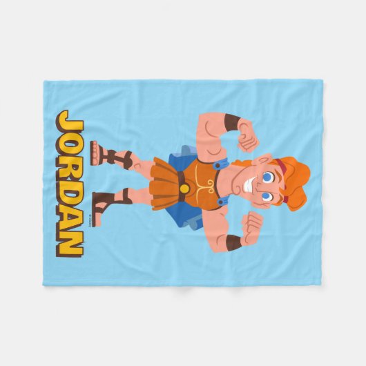 So Cute Hercules Fleece Blanket (Vorderseite (Horizontal))