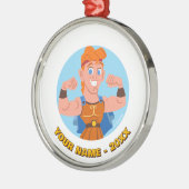 So Cute Hercules Metal Ornament Aus Metall (Links)
