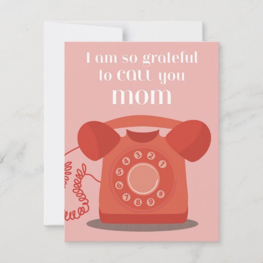 So dankbar feiertagskarte (Vorderseite)