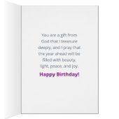 So dankbar für Sie und den Segen, den Sie bringen (Innen (Rechts))