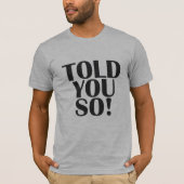 SO, DANN! T-Shirt (Vorderseite)