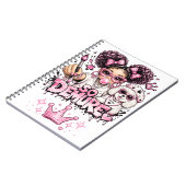 So Demure™ Starberry & MooMoo Spiralblock Notizblock (Linke Seite)