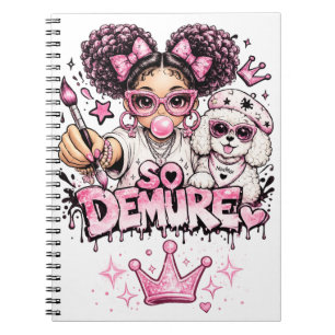 So Demure™ Starberry & MooMoo Spiralblock Notizblock