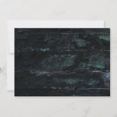 So Die man für Spooky Grim Sensenmann Halloween-Pa Einladung (Rückseite)