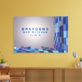 SO DIGITAL Bar Bat Mitzvah Sign in Board Leinwanddruck (Insitu (Wohnzimmer))