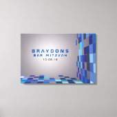 SO DIGITAL Bar Bat Mitzvah Sign in Board Leinwanddruck (Vorderseite)