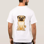 So Done Lustiges Müdes Pug T-Shirt (Rückseite)