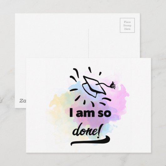 So Done Postkarte (Vorne/Hinten)