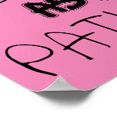 So düster wie meine Patientin witzige Plakatunters Poster (Ecke)