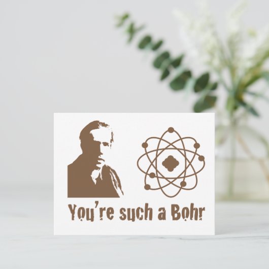 So ein Bohr Postkarte (Stehend Vorderseite)