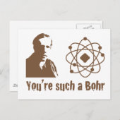 So ein Bohr Postkarte (Vorne/Hinten)