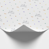 So ein Gemini (Retro-Farben) Geschenkpapier (Ecke)