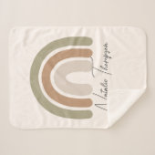 So ein niedlicher, pastellfarbener Regenbogen in M Sherpadecke (Vorderseite (Horizontal))