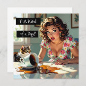 So ein Tag? Funny Spilt-Kaffee (Vorne/Hinten)