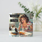 So ein Tag? Funny Spilt-Kaffee (Stehend Vorderseite)